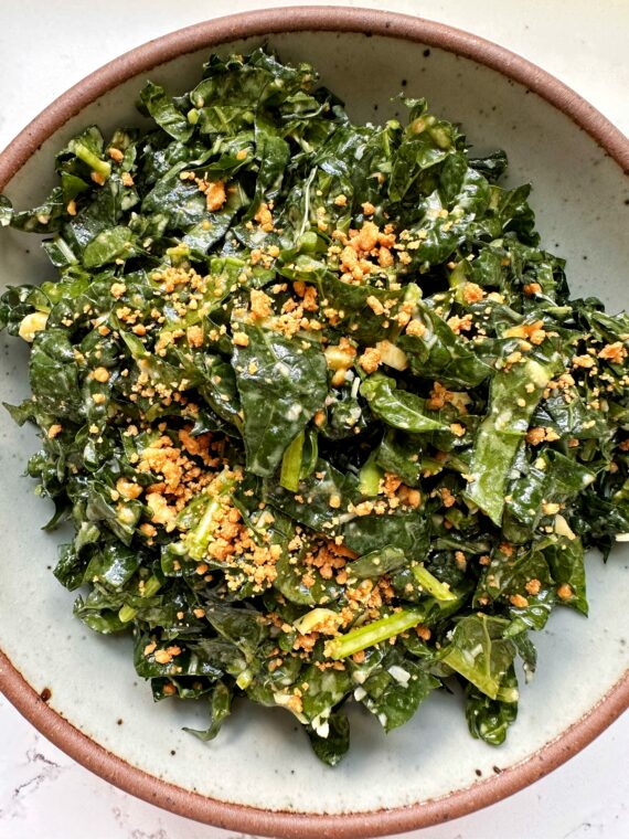 Kale Brussels Sprout Slaw With Honey Mustard Dressing Rachlmansfield