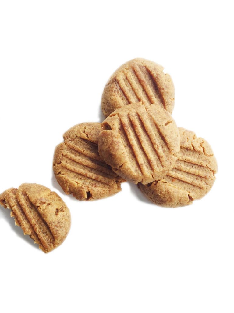 Grain & Dairy-free 3-ingredient Peanut Butter Cookies