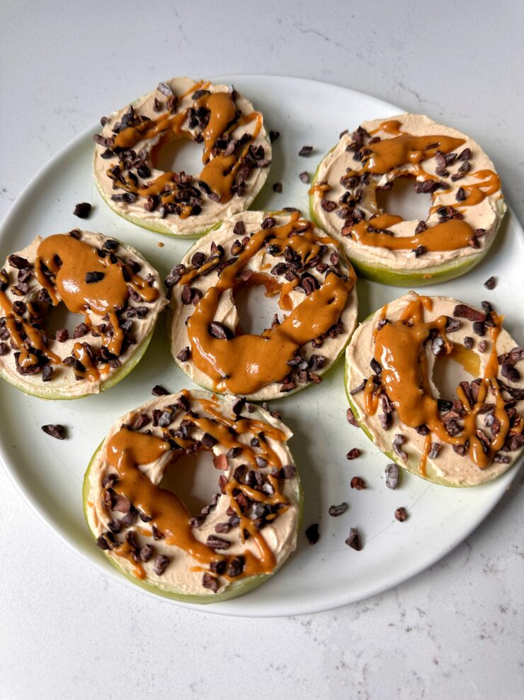 peanut butter cup apple rings