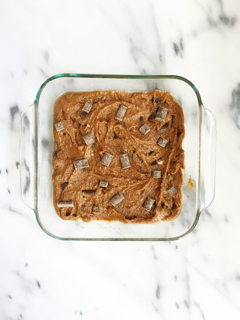 Paleo Chocolate Chunk Blondies by rachLmansfield