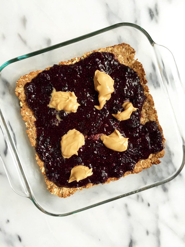 Almond Butter & Jelly Breakfast Bars by rachLmansfield