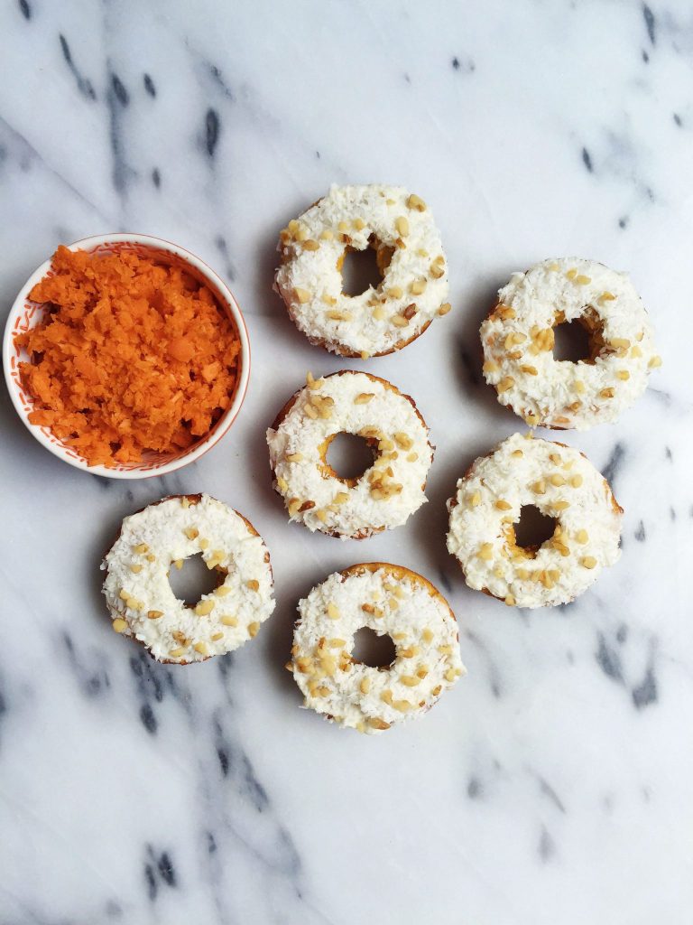 Paleo Carrot Cake Donuts made in under 15 minutes