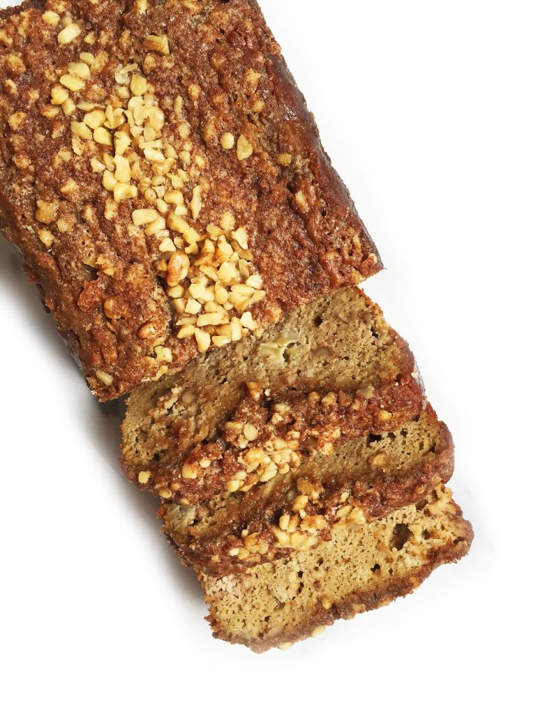 Paleo Cinnamon Streusel Banana Bread