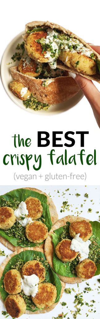 The Best Crispy Vegan Falafel made with only 6 delicious ingredients