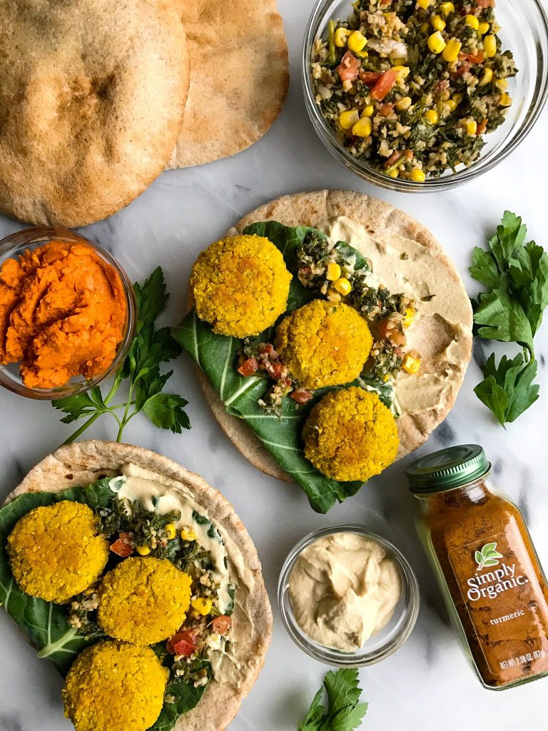 Super Simple Turmeric Falafel that is vegan and grain-free!