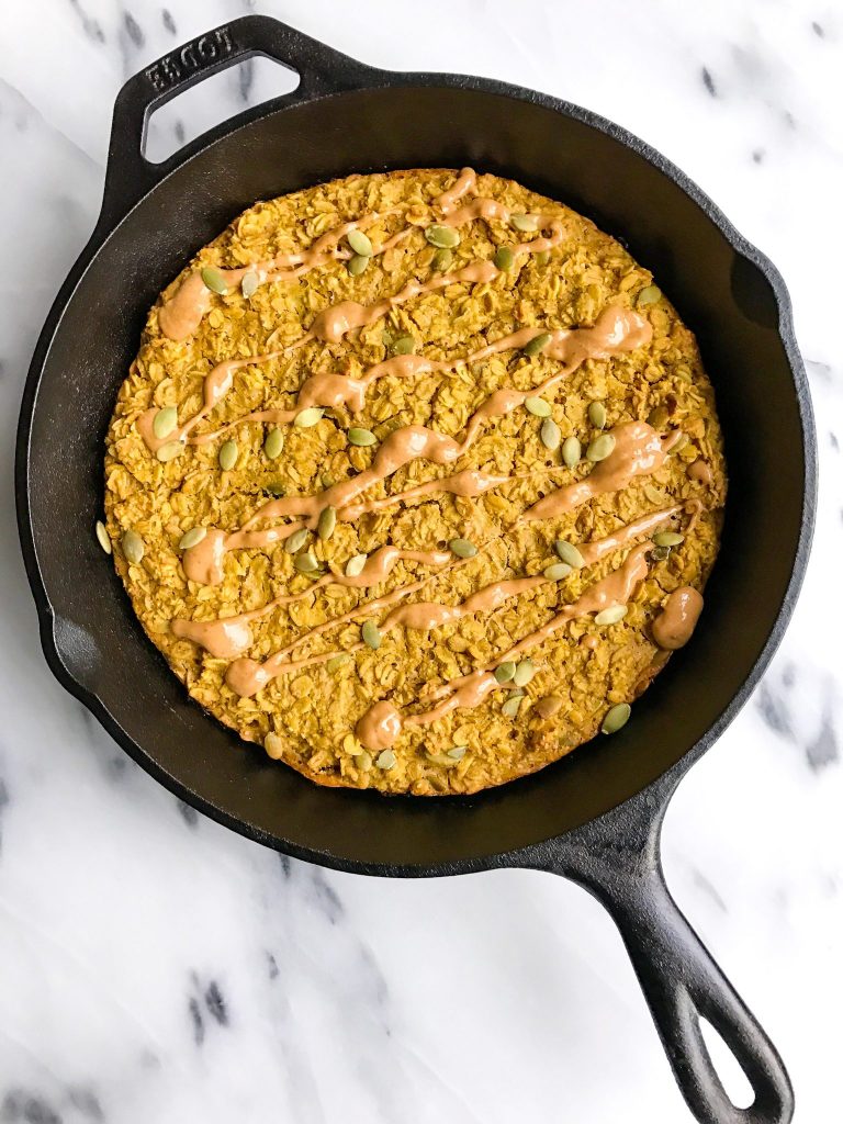 Turmeric "Golden Milk" Oatmeal Bake