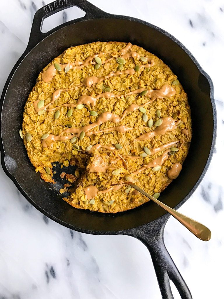 Turmeric "Golden Milk" Oatmeal Bake