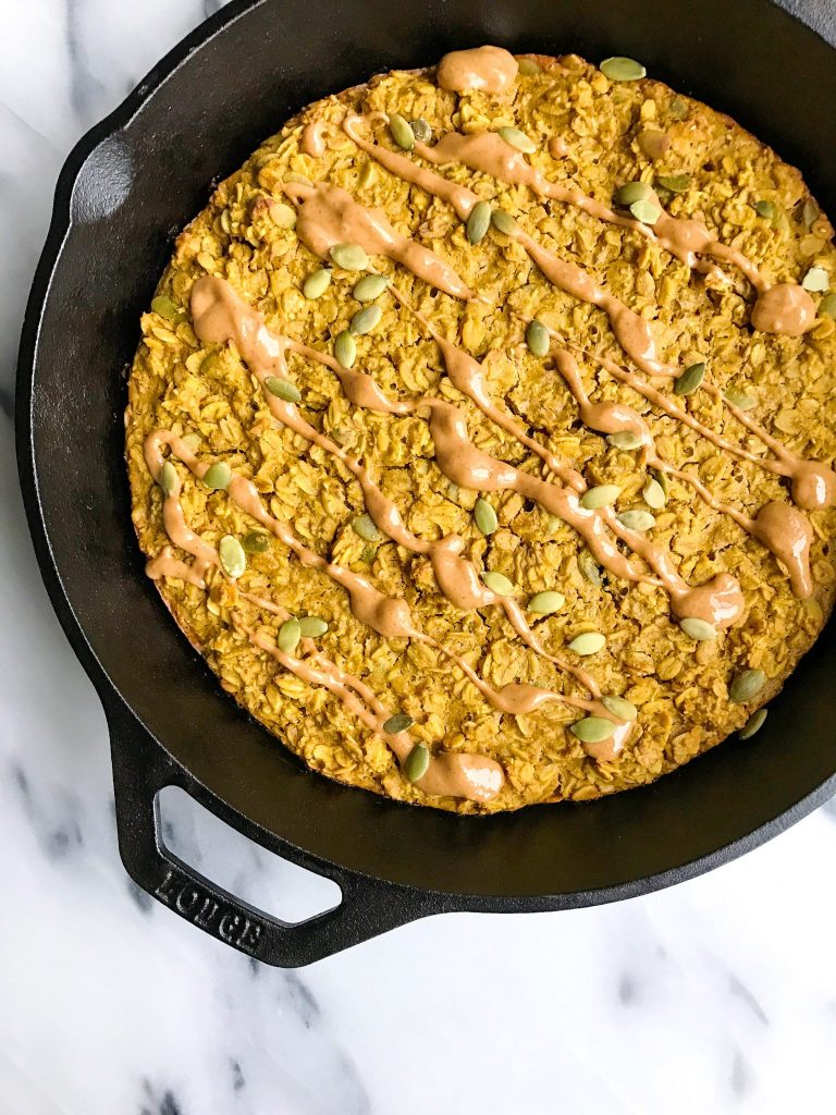 Turmeric "Golden Milk" Oatmeal Bake