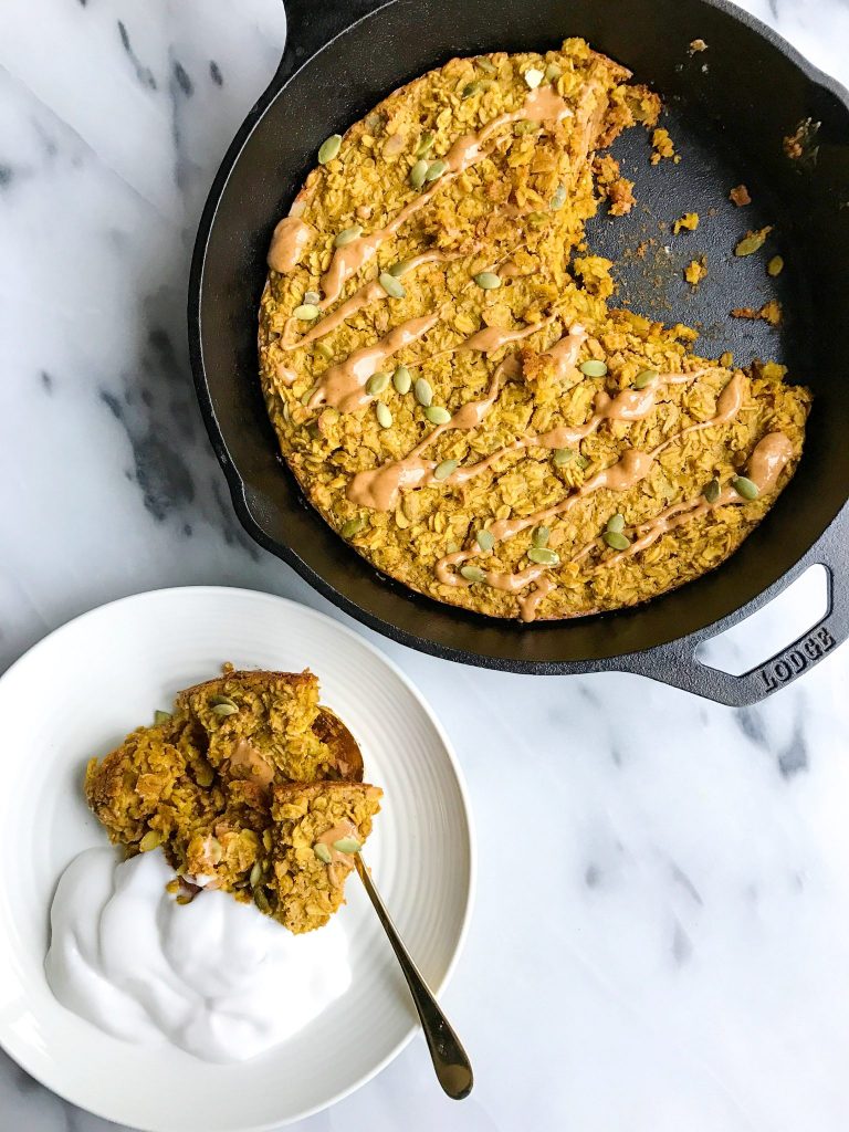 Turmeric "Golden Milk" Oatmeal Bake