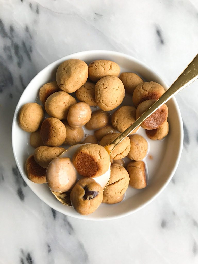 Healthier Homemade Peanut Butter Cookie Crisp Cereal