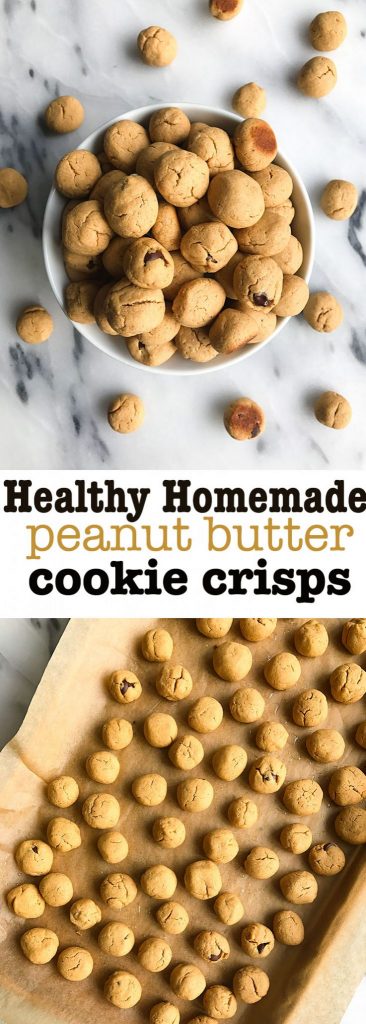 Healthier Homemade Peanut Butter Cookie Crisp Cereal