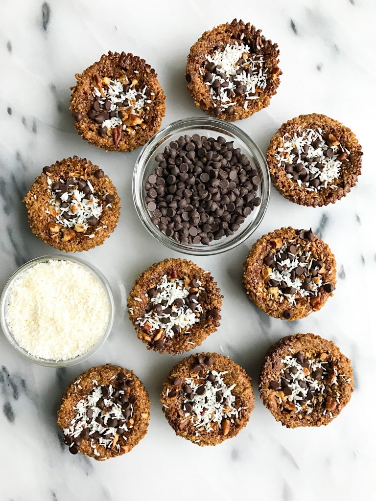 Vegan and Grain-free Magic Cookie Cups for a deliciously healthy dessert!