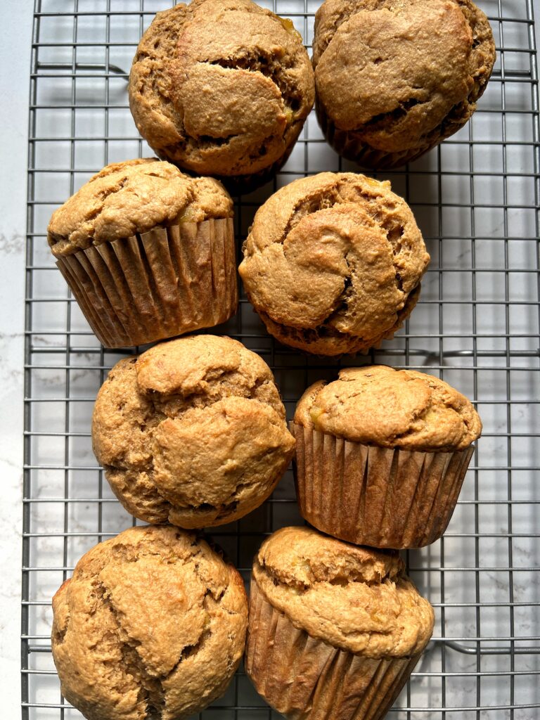 These are the BEST Bakery Style Banana Muffins! Made with all gluten-free and dairy-free ingredients, these are the best healthy banana muffin recipe. 