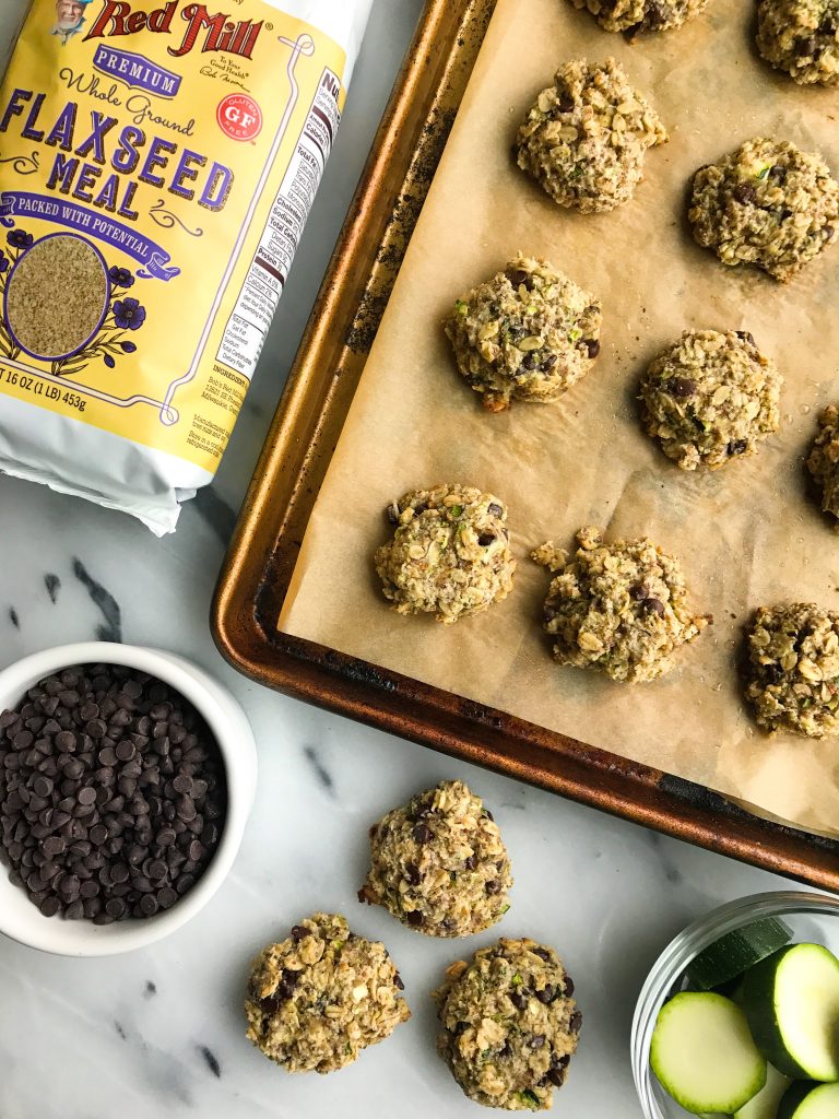 Breakfast-y Chocolate Chip Zucchini Bread Cookies (vegan)