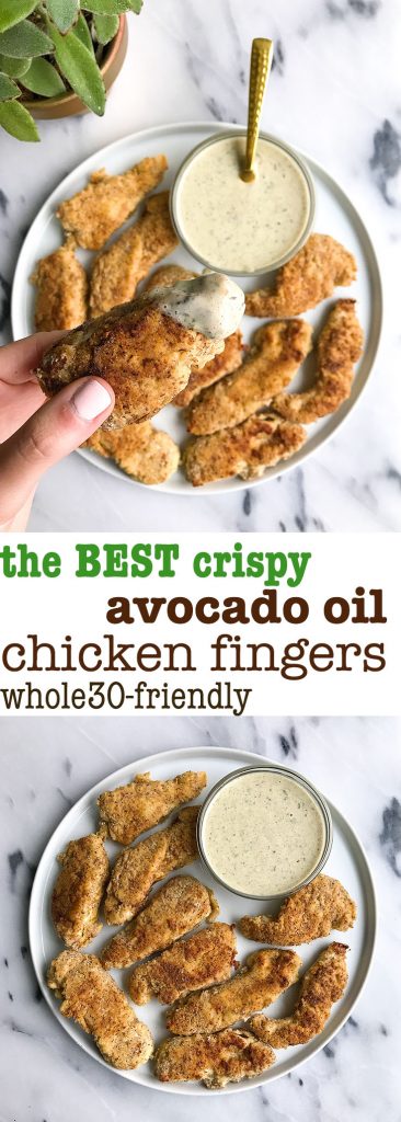 The Best Crispy Avocado Oil Chicken Tenders (paleo)