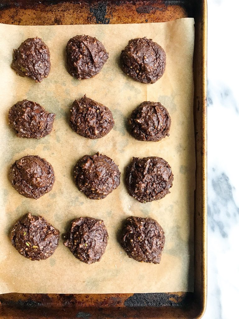 Fatty Dark Chocolate Avocado Fudge Cookies that are dairy & grain-free!