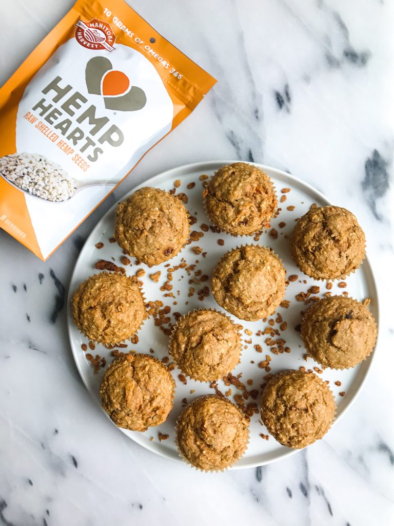 Healthy Bakery-Style Carrot Cake Muffins that are gluten and dairy-free!