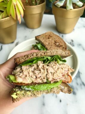 Crispy Bacon Avocado Tuna Club Sandwich for a twist on your usual Turkey Club Sandwich!