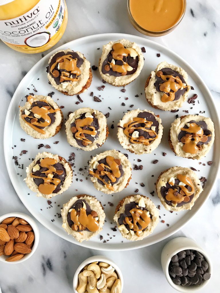 Vegan Cashew Cream Cheesecakes that are gluten-free and grain-free for an easy healthy cheesecake!