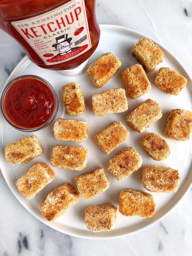 Healthy Baked Sweet Potato Tater Tots that for an easy paleo and vegan veggie dish!