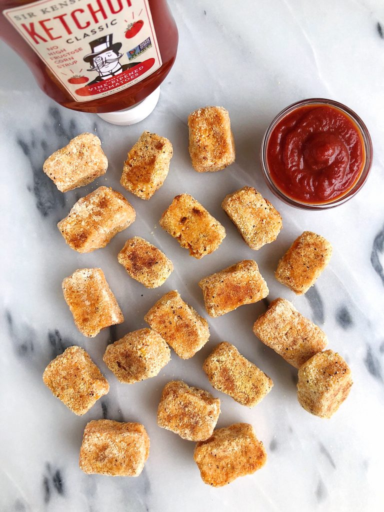 Healthy Baked Sweet Potato Tater Tots that for an easy paleo and vegan veggie dish!