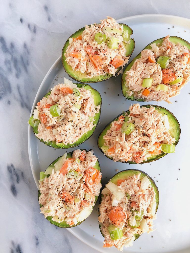 The Best Whole30 Tuna Salad that takes 5 minutes to prepare and is made with just a few ingredients!