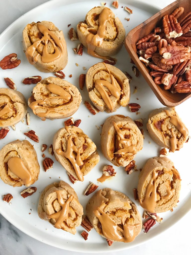 Mini Sweet Potato Cinnamon Rolls (vegan + gluten-free)