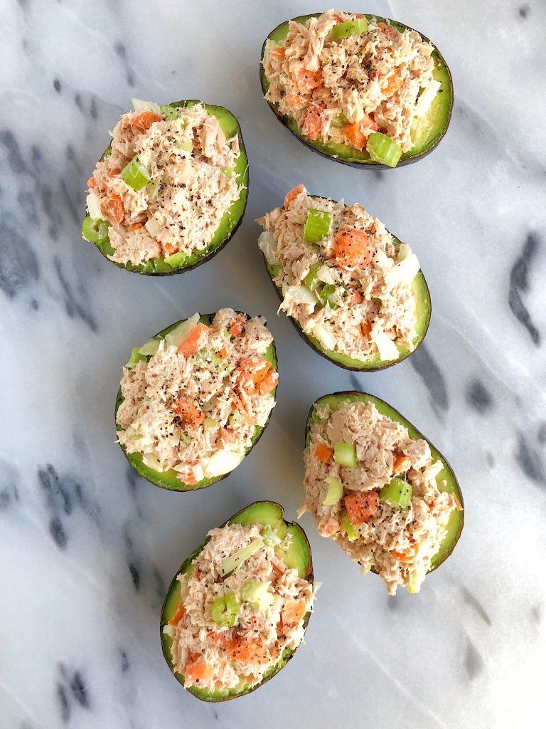 The Best Whole30 Tuna Salad that takes 5 minutes to prepare and is made with just a few ingredients!