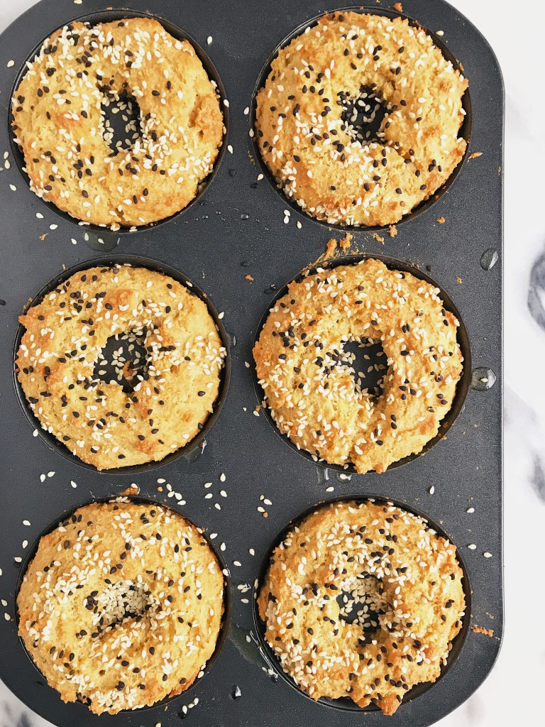 15-minute Homemade Paleo Bagels made with my favorite paleo pizza mix, so easy and delicious!