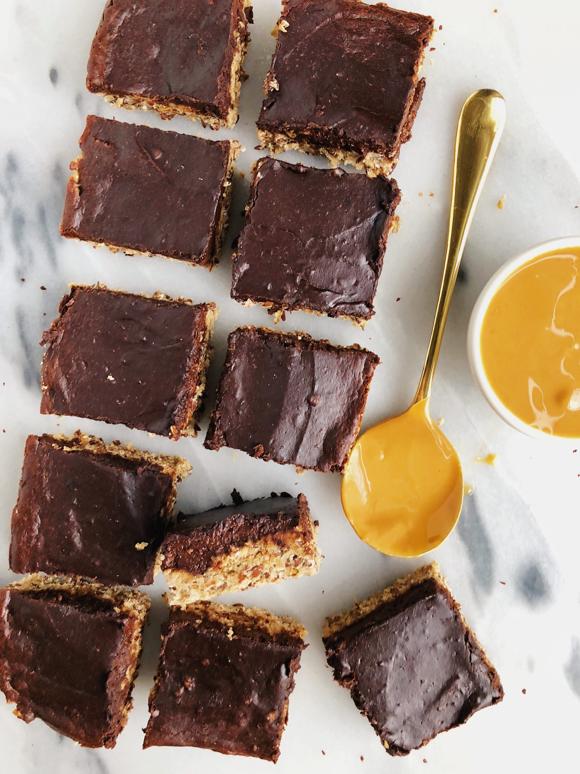 Chocolate Banana Collagen Snack Bars (gluten + egg-free)