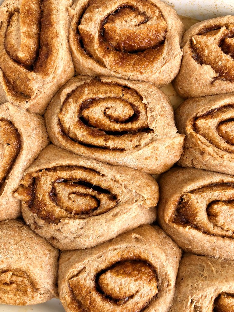 Healthy Vegan Cinnamon Rolls