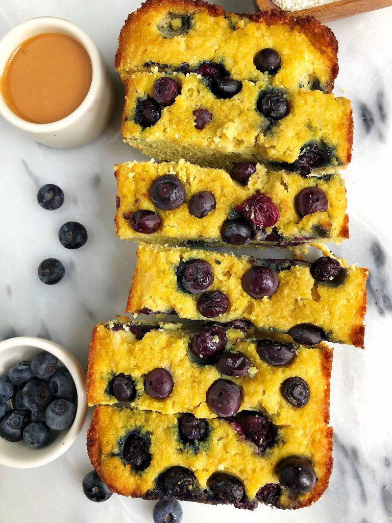 Paleo Lemon Berry Pound Cake made with all paleo, gluten-free and nut-free ingredients for an easy pound cake loaf!