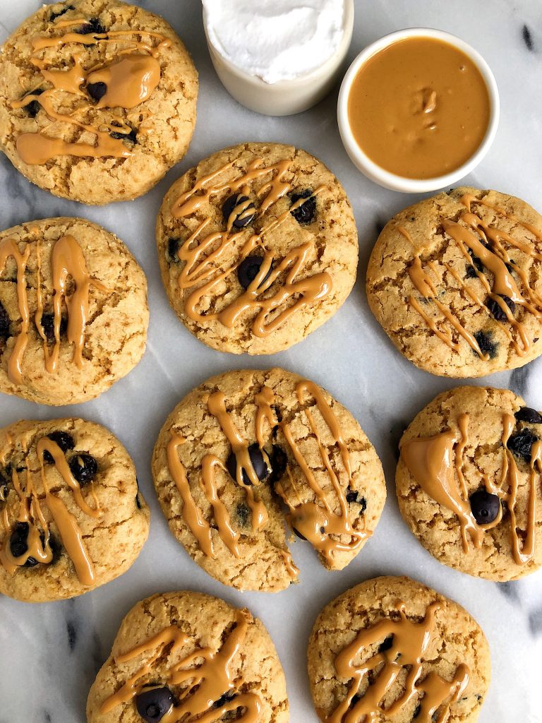 Easy Gluten-free Blueberry Pancake Scones made with no refined sugar, dairy or grains for a delicious blueberry breakfast recipe!