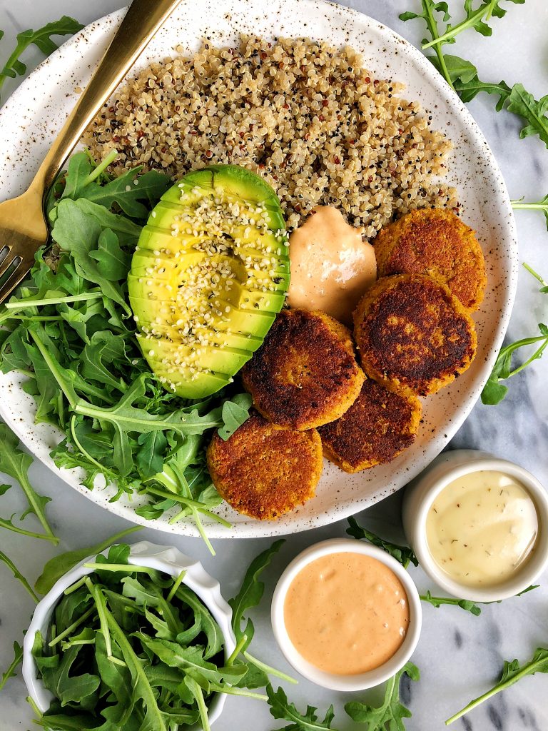 Chickpea-less Sweet Potato Falafels (grain-free + vegan-friendly)