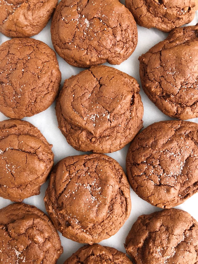 The Best Paleo Brownie Crinkle Cookies made with nut-free and gluten-free ingredients for an easy and healthier crinkle cookie recipe!