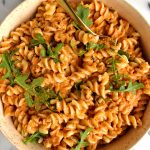 Healthier Dairy-free Vodka Sauce made with simple and easy ingredients for an easy homemade and healthy penne vodka sauce!