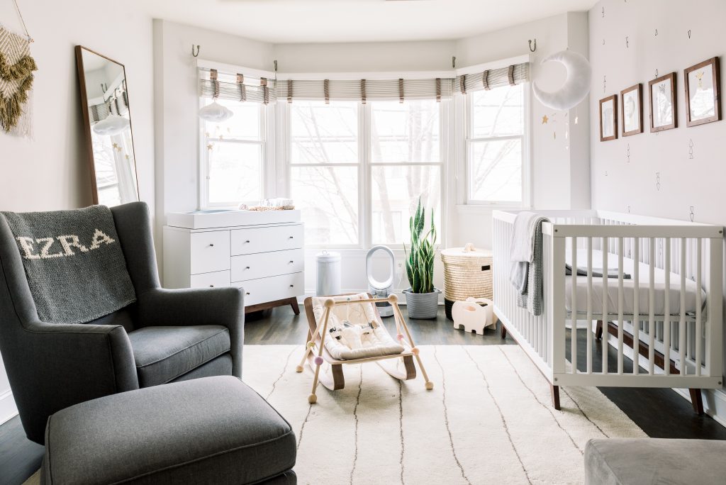 Ezra's nursery reveal with room & board