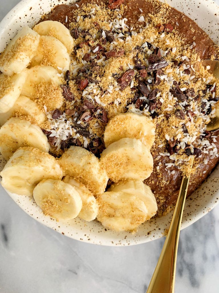 6-ingredient Paleo Banana Breakfast Pudding