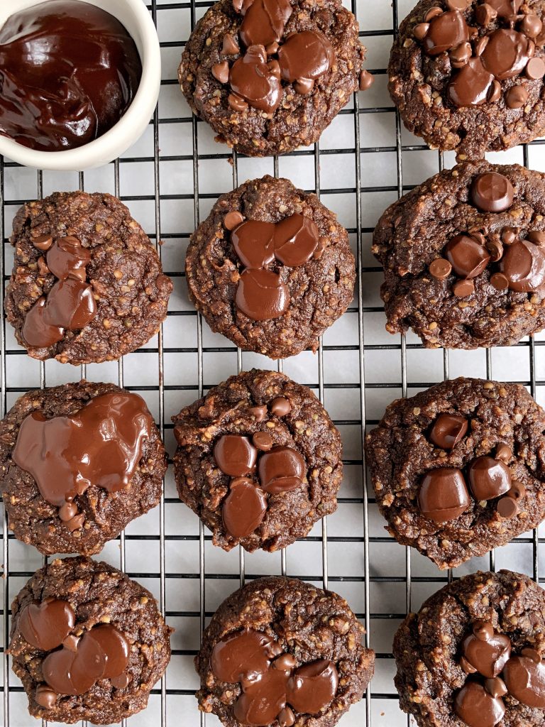 Paleo Pumpkin Chocolate Fudge Cookies