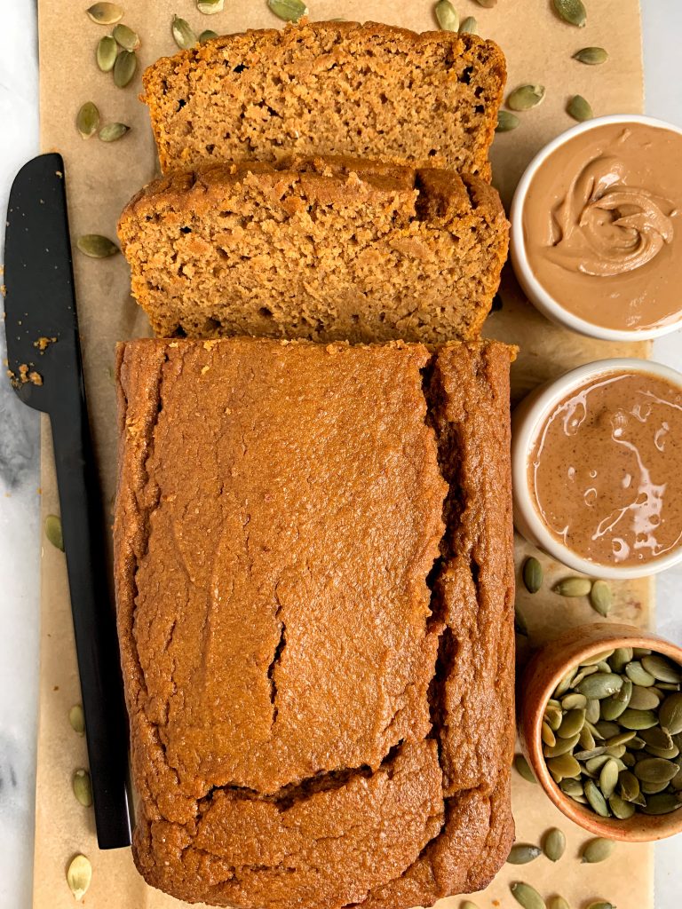 The Best Gluten-free Pumpkin Bread made with healthy and simple ingredients for the easiest dairy-free, refined sugar-free pumpkin bread ever!