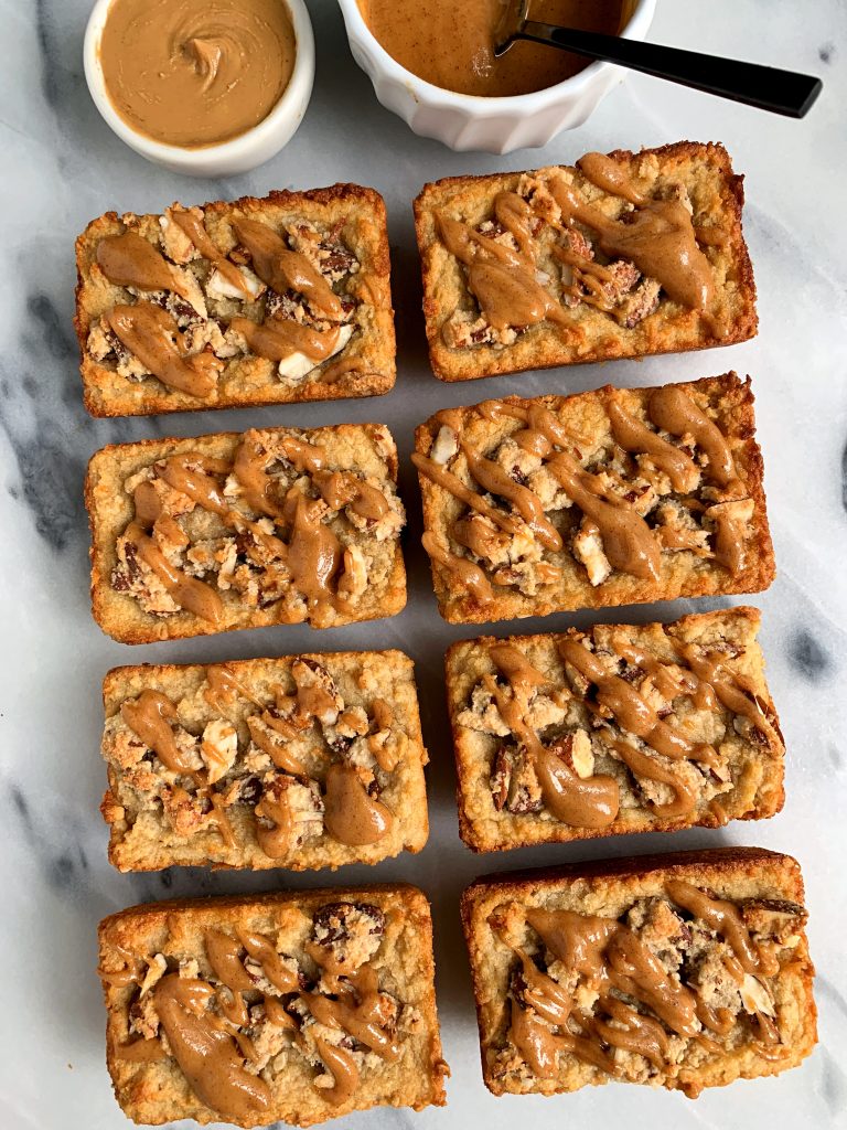 Sharing these Gluten-free Apple Crumb Cakes with a homemade Maple Glaze. Made with no refined sugar or dairy!