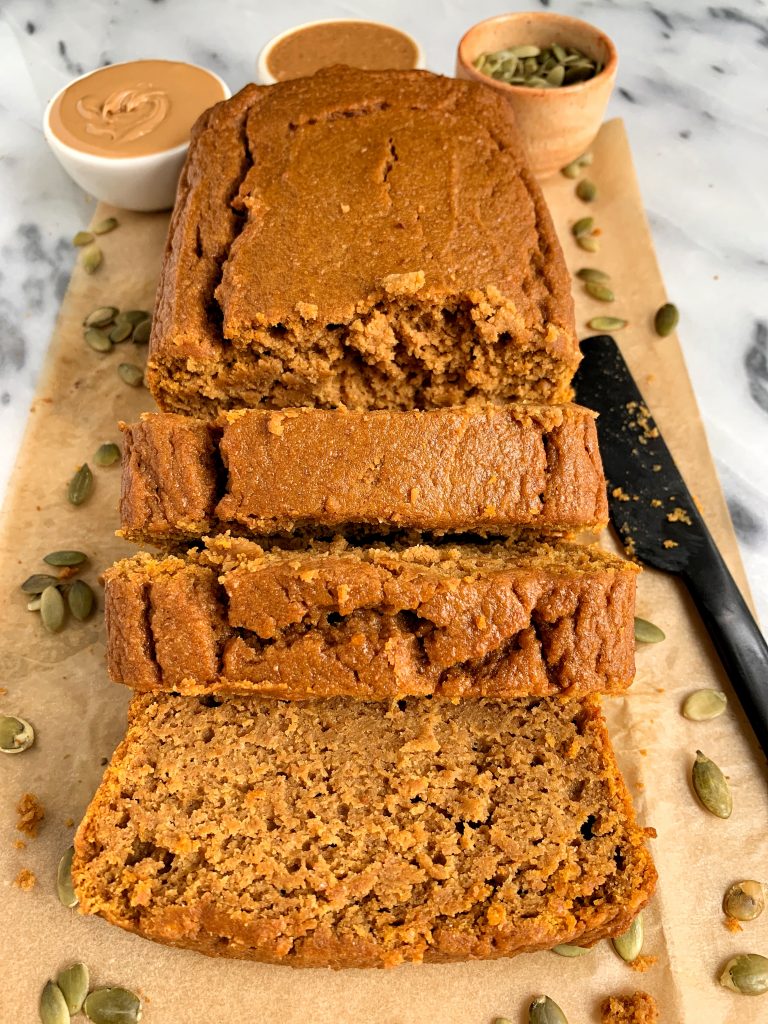 The Best Gluten-free Pumpkin Bread made with healthy and simple ingredients for the easiest dairy-free, refined sugar-free pumpkin bread ever!