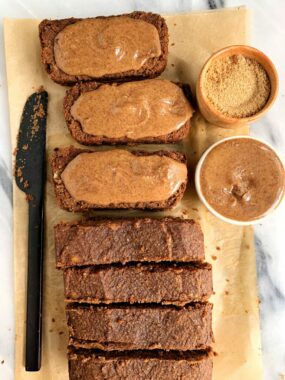 This Paleo Almond Flour Gingerbread Loaf is the the most delicious gingerbread cake for the holiday season. Made with all gluten-free, dairy-free and refined sugar-free ingredients.
