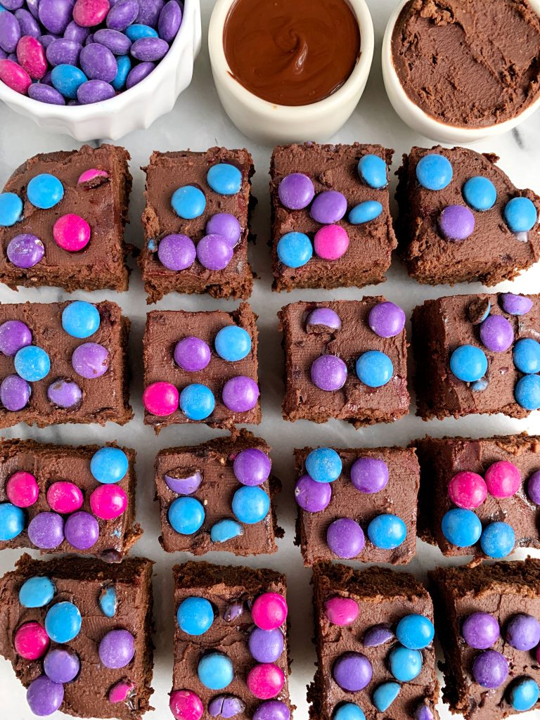 Healthier Copycat Cosmic Brownies made with all vegan, gluten-free and grain-free ingredients!