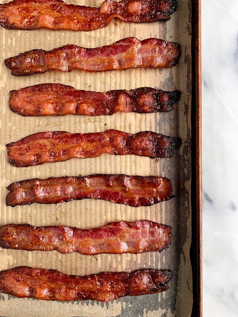 CRISPY oven bacon