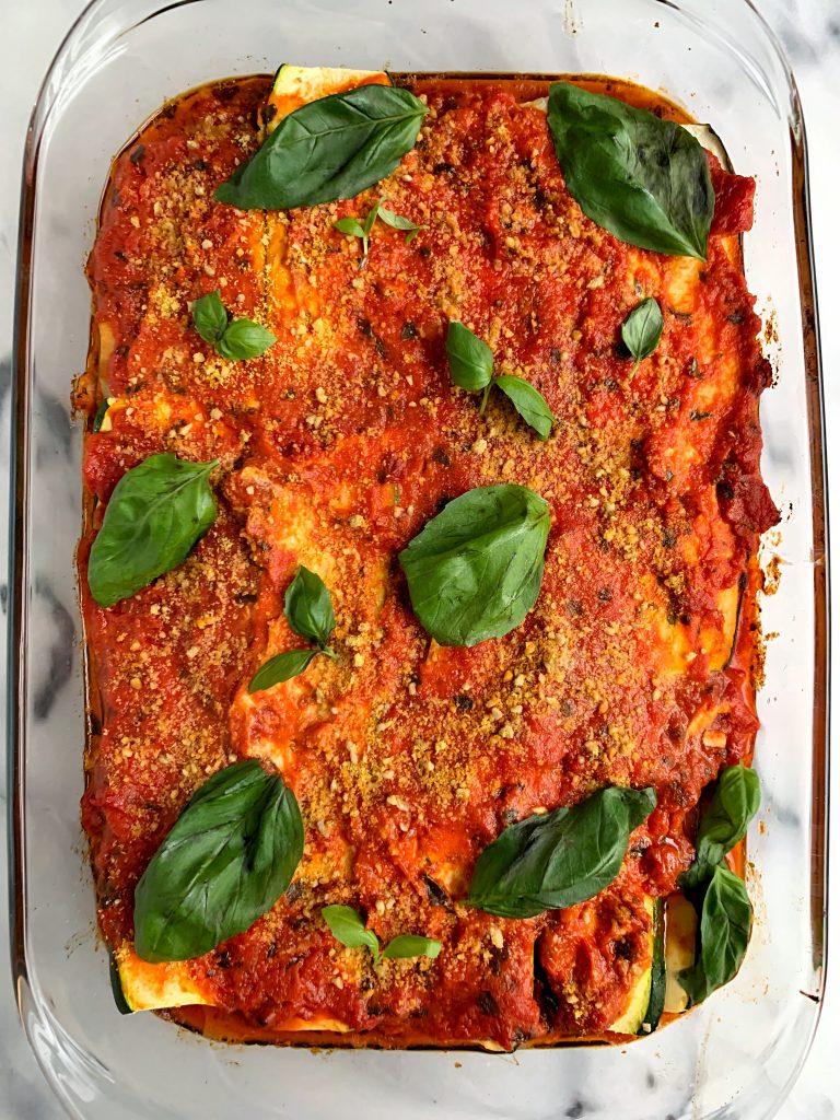 paleo zucchini lasagna