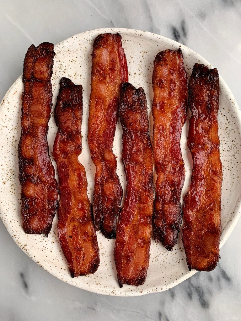 Crispy Oven Bacon is the best way to make bacon without making a huge mess on the stove (and it tastes so much better!)