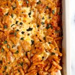 Healthy baked penne