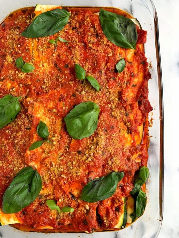 6-ingredient Paleo Zucchini Lasagna (no noodles!) - rachLmansfield