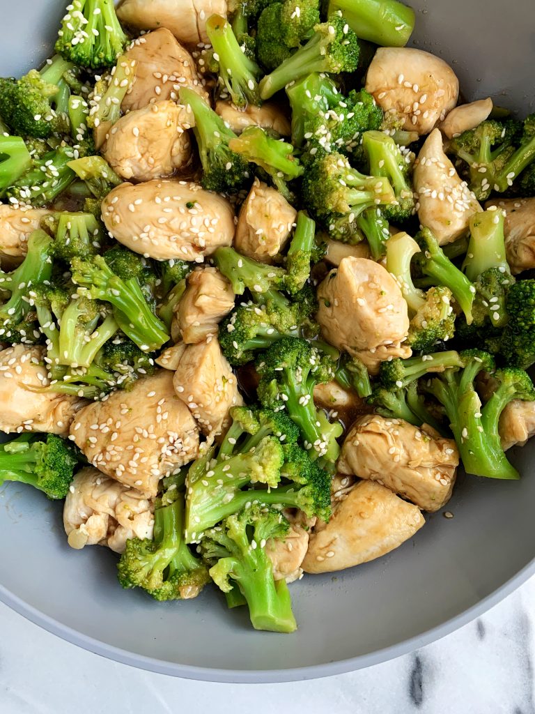 take out chicken with broccoli